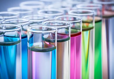 Colourful test tubes