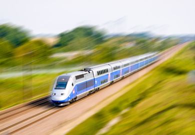 The French TGV train