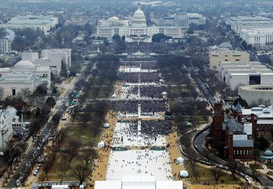 Crowds at Trump's inauguration 