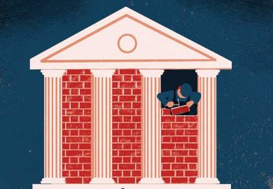 Illustration of bricklayer