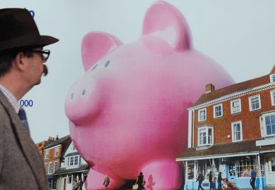 Giant piggy bank