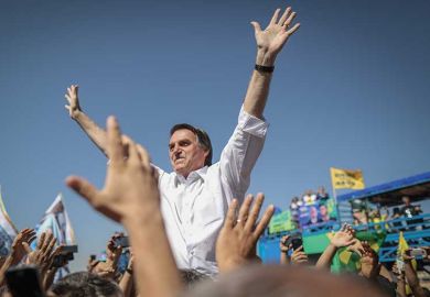 Brazilian presidential candidate Jair Bolsonaro