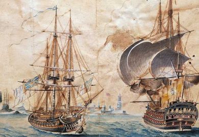 English naval vessels in the 18th century