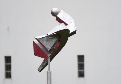 Clitoris sculpture at University of Poitiers