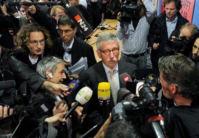 Thilo Sarrazin Presents his book 'Deutschland Schafft Sich Ab'