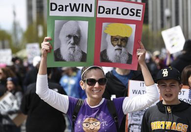 Tens of thousands participate in the March for Science in Chicago, United States Tens of thousands participate in the March for Science in Chicago, United States