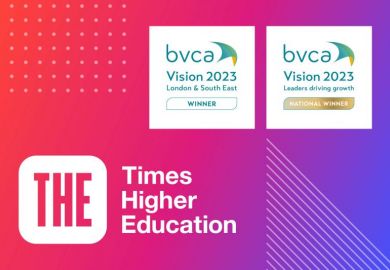 THE and BVCA Winners logo