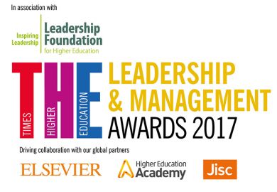 Times Higher Education Leadership & Management Awards (Thelmas) 2017 