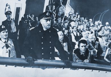Film still from “Titanic” 1953. To illustrate debt levels threatening to capsize the personal finances of graduates. Film still from “Titanic” 1953. To illustrate debt levels threatening to capsize the personal finances of graduates.