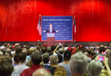 A Donald Trump rally