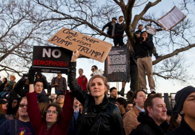 Anti racism protest in Chicago