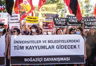 Campus protests in Turkey