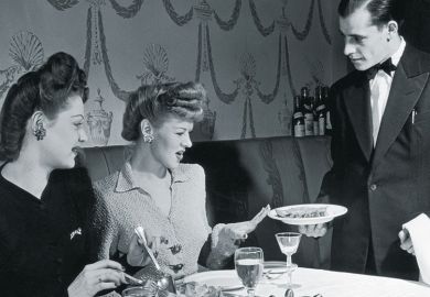 turning away bad food