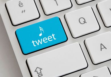 Twitter tweet button on Apple Mac keyboard