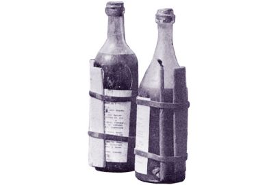 Two molotov cocktails