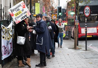 UCU strike at Goldsmiths, University of London