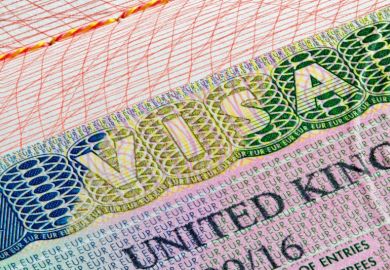 Close-up of United Kingdom (UK) visa Close-up of United Kingdom (UK) visa