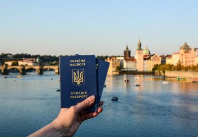 Ukrainian passport in Prague Ukrainian passport in Prague