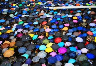 Umbrella protest, Hong Kong, 2019