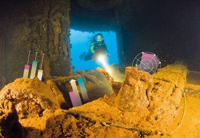 Exploring underwater
