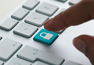 Unlock button on Apple Mac keyboard