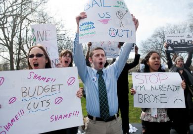 US higher education protesters