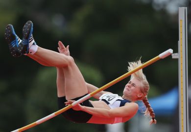 Vianca du Toit fails to clear high jump during Olympic Trials Vianca du Toit fails to clear high jump during Olympic Trials