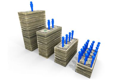 Wealth disparity (illustration) Wealth disparity (illustration)