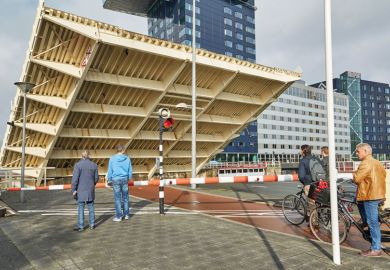 Drawbridge on a canal in Rotterdam to illustrate Netherlands’ student growth puts pressure on housing