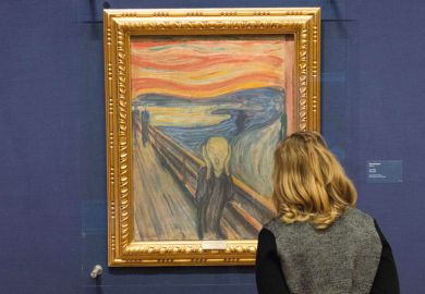 The Scream on display at the National Gallery in Oslo, Norway to illustrate Fears grow over fallout from Norway’s ‘political’ funding freeze