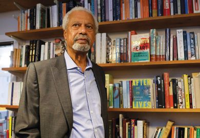 Portrait of Abdulrazak Gurhah to illustrate the story