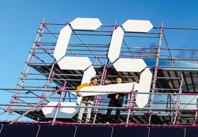  Adjusting the countdown clock in Rotterdam to illustrate Netherlands trialling shorter academic year