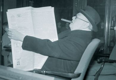 British politician Winston Churchill (1874 - 1965) during Election year