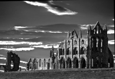 A ruined monastery