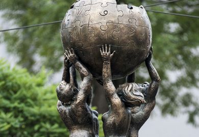Wikipedia statue