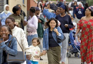 Women in a street