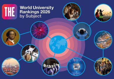 World University Rankings 2026 by Subject logo with pictures for each subject, to illustrate the methodology.