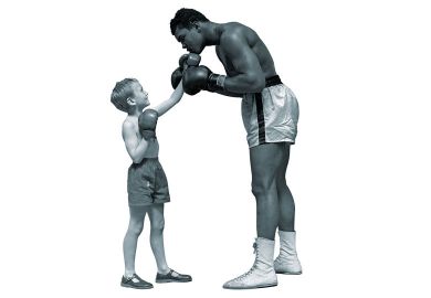 Cassius Clay versus Henry Cooper 1963 to illustrate pressing threats