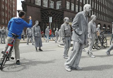 A group of grey zombies