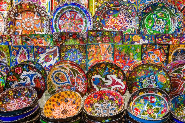 Arabic ceramic plates
