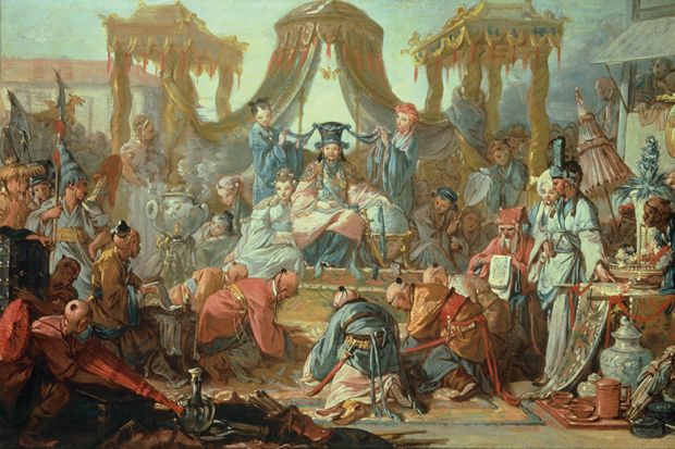 The Audience of the Chinese Emperor, by Francois Boucher