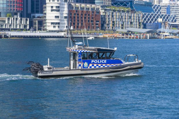 Australian police boat