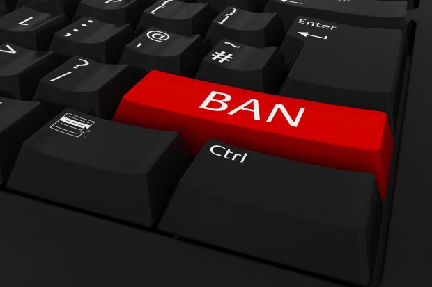 Ban button on keyboard