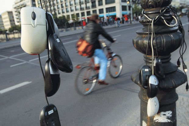 Bike and computer mice
