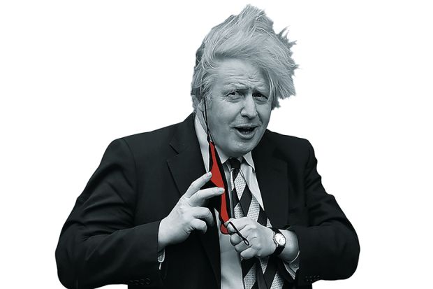 Boris Johnson putting on mask Boris Johnson putting on mask