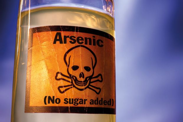 Bottle of arsenic, no sugar added