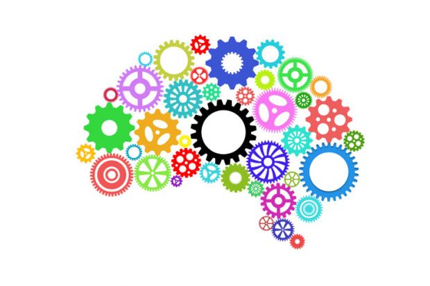 brain composed of cogs brain composed of cogs
