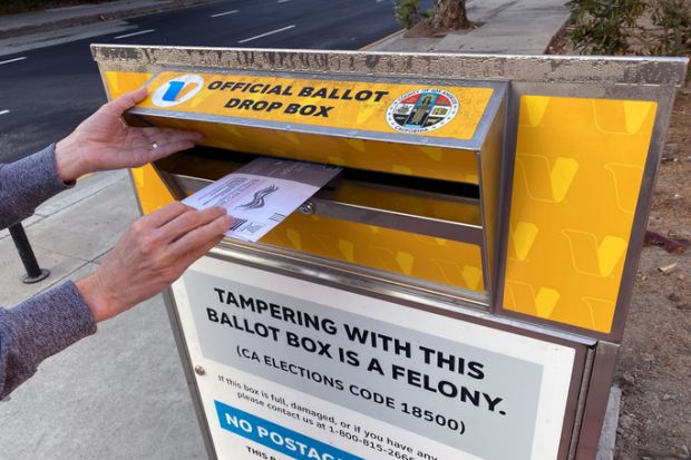 California ballot box