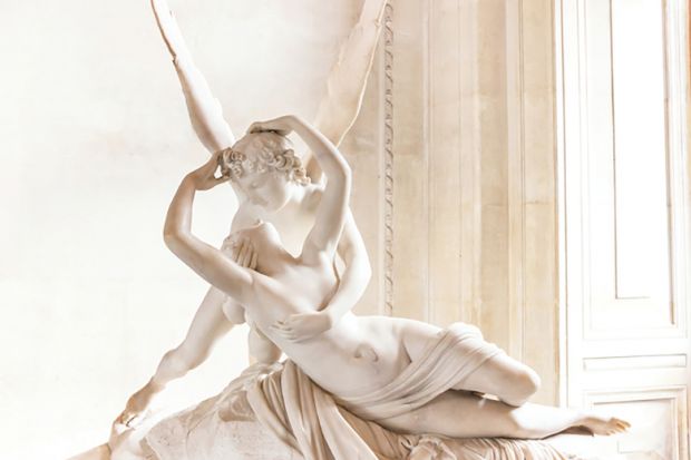 Antonio Canova's statue Cupid and Psyche.
