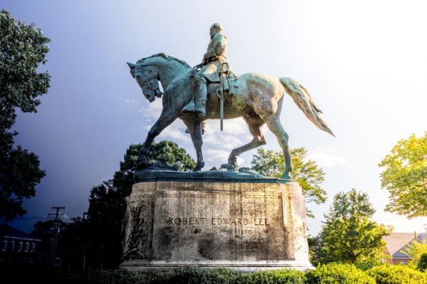 Statue of Robert E. Lee in Charlottesville